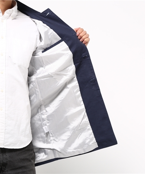 Revo.(レボ)の「Revo. SELECT ITEM / コットン ステンカラーコート(ステンカラーコート・メンズ・ワイン/ネイビー/カーキ・X-LARGE/LARGE/MEDIUM)」の17枚目の写真