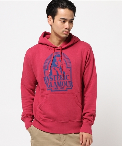 HYSTERIC GLAMOUR（ヒステリックグラマー）の「ALL THE WAY pt PK（パーカー・メンズ・ピンク/ブルー/トップグレー・SMALL/MEDIUM/LARGE）」の3枚目の写真