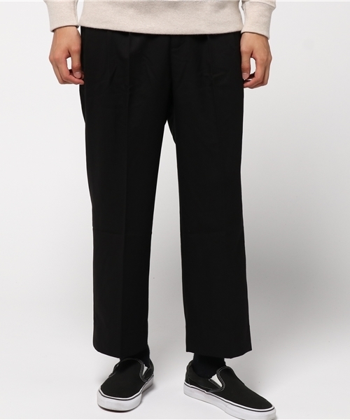 Luv maison（ラブメゾン）の「TRワイドスラックスパンツ（スラックス・メンズ・ブラック/グレー・L/M）」の2枚目の写真