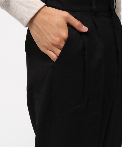 Luv maison（ラブメゾン）の「TRワイドスラックスパンツ（スラックス・メンズ・ブラック/グレー・L/M）」の8枚目の写真