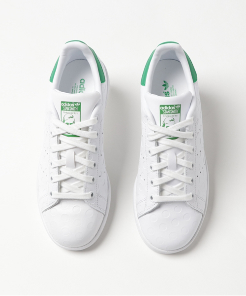 adidas（アディダス）の「オリジナルス スタンスミス [STAN SMITH W]（スニーカー・レディース・ホワイト×グリーン・22.5cm/22.0cm/24.0cm/25.0cm/24.5cm/23.5cm/25.5cm/23.0cm）」の9枚目の写真