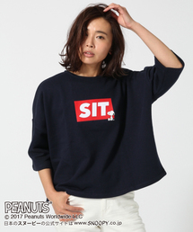GLOBAL WORK | PEANUTSスウェットWomen/740883(Tシャツ/カットソー)