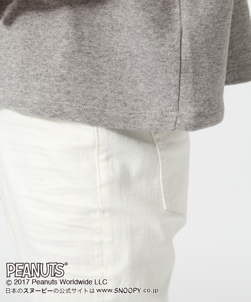 GLOBAL WORK（グローバルワーク）の「PEANUTSスウェットWomen/740883（Tシャツ/カットソー・レディース・ネイビー/グレー・LARGE/MEDIUM）」の7枚目の写真