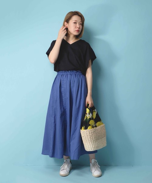 notch.(ノッチ)の「ギャザーマキシスカート (スカート・レディース・パープル/ピンク/レッド/グリーン・M/TM)」の18枚目の写真