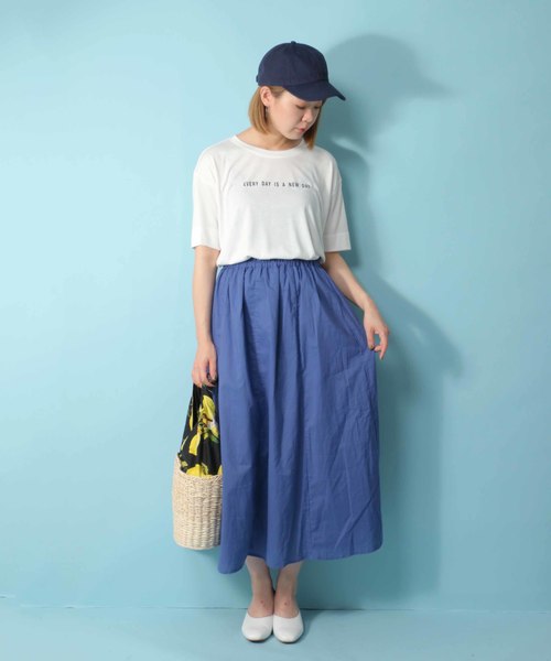 notch.(ノッチ)の「ギャザーマキシスカート (スカート・レディース・パープル/ピンク/レッド/グリーン・M/TM)」の19枚目の写真