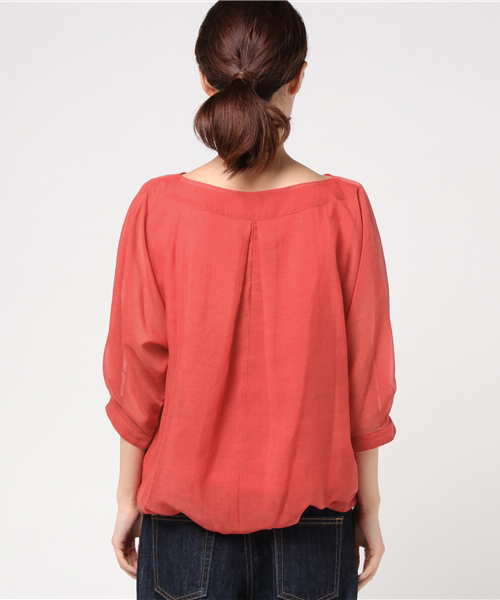 un dix cors（アンディコール）の「【追加3弾】バルーンスリーブブラウス（シャツ/ブラウス・レディース・レッド・ﾌﾘ-）」の4枚目の写真