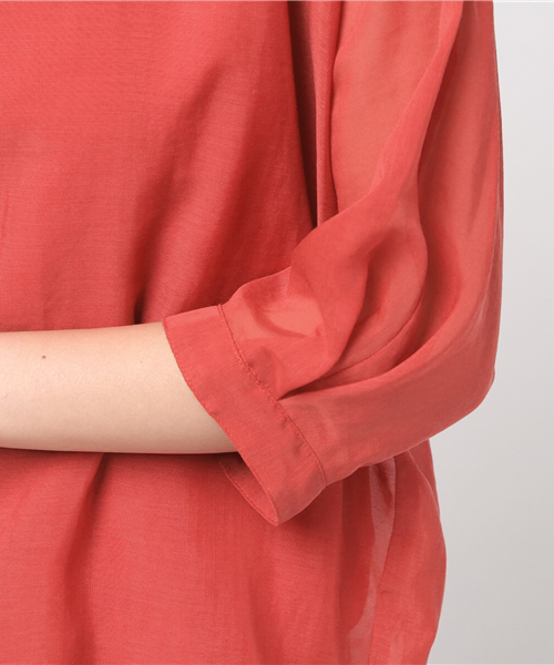 un dix cors（アンディコール）の「【追加3弾】バルーンスリーブブラウス（シャツ/ブラウス・レディース・レッド・ﾌﾘ-）」の6枚目の写真