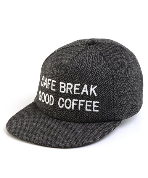 apres les cours（アプレレクール）の「CAFE BREAKロゴキャップ（キャップ・キッズ・チャコール/ブルー/グレー・50/58/54）」の3枚目の写真