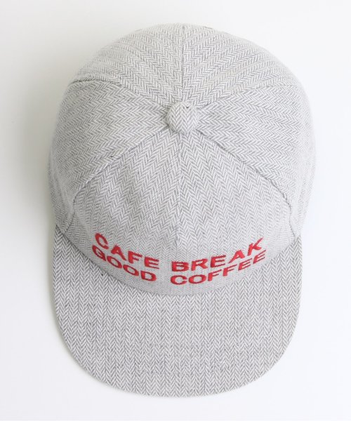 apres les cours（アプレレクール）の「CAFE BREAKロゴキャップ（キャップ・キッズ・チャコール/ブルー/グレー・50/58/54）」の9枚目の写真