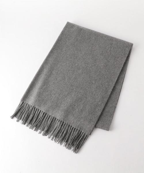 Johnstons of Elgin(ジョンストンズオブエルガン)の「<Johnstons>カシミヤストール ◆(ストール/ショール・レディース・ライトグレー/ブラウン/ライトブルー・FREE)」の4枚目の写真
