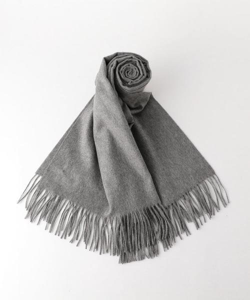 Johnstons of Elgin(ジョンストンズオブエルガン)の「<Johnstons>カシミヤストール ◆(ストール/ショール・レディース・ライトグレー/ブラウン/ライトブルー・FREE)」の8枚目の写真