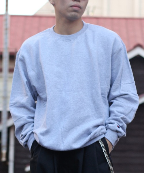 Champion（チャンピオン）の「Championチャンピオン/9oz 裏起毛スウェット（スウェット・メンズ・ホワイト/ブラック/ミックスグレー/ダークグリーン/ネイビー/ワイン/グレー系その他/ブルー/イエロー/レッド/グリーン/グレー・LARGE/SMALL/X-LARGE/MEDIUM）」の14枚目の写真