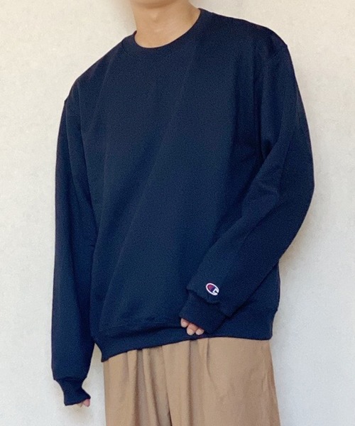 Champion（チャンピオン）の「Championチャンピオン/9oz 裏起毛スウェット（スウェット・メンズ・ホワイト/ブラック/ミックスグレー/ダークグリーン/ネイビー/ワイン/グレー系その他/ブルー/イエロー/レッド/グリーン/グレー・LARGE/SMALL/X-LARGE/MEDIUM）」の20枚目の写真