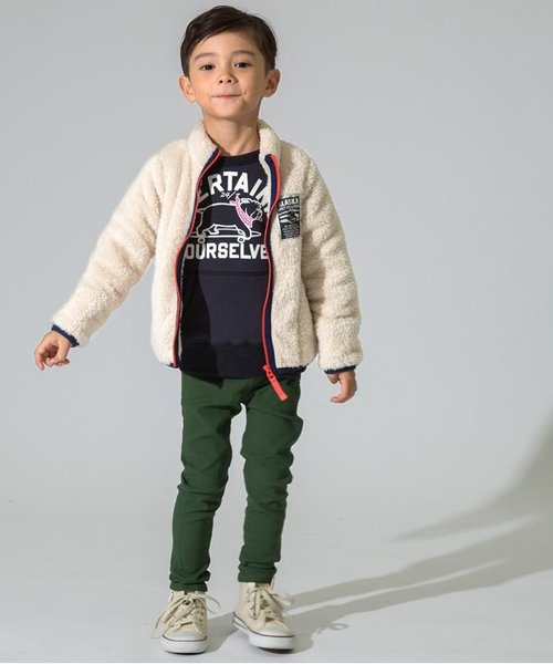 BREEZE(ブリーズ)の「ファーフリースジャケット(その他アウター・キッズ・ピンク/グリーン/ブラック/キナリ・110/130/160/140/80/100/120/150/90/95)」の20枚目の写真