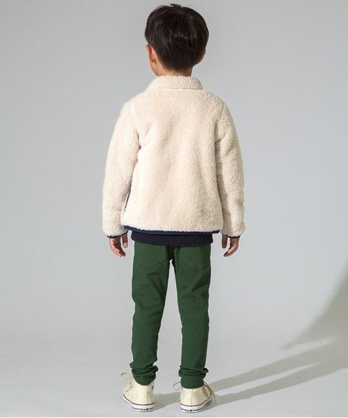 BREEZE(ブリーズ)の「ファーフリースジャケット(その他アウター・キッズ・ピンク/グリーン/ブラック/キナリ・110/130/160/140/80/100/120/150/90/95)」の19枚目の写真