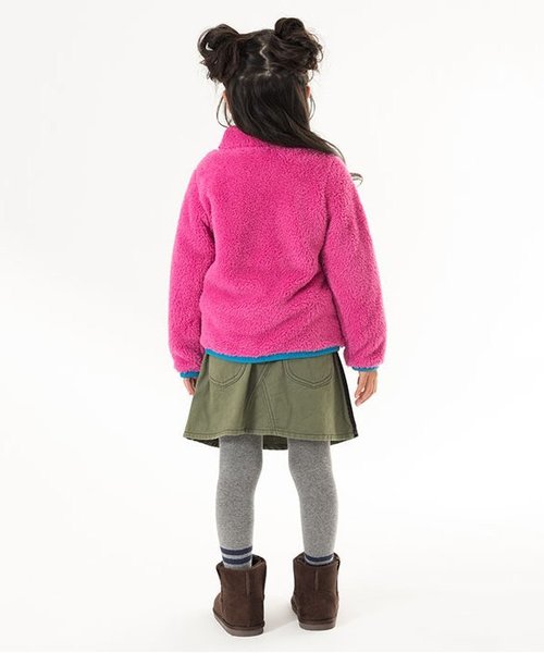 BREEZE(ブリーズ)の「ファーフリースジャケット(その他アウター・キッズ・ピンク/グリーン/ブラック/キナリ・110/130/160/140/80/100/120/150/90/95)」の17枚目の写真