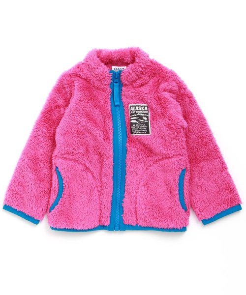 BREEZE(ブリーズ)の「ファーフリースジャケット(その他アウター・キッズ・ピンク/グリーン/ブラック/キナリ・110/130/160/140/80/100/120/150/90/95)」の11枚目の写真