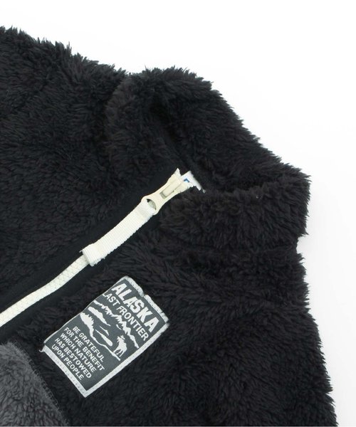 BREEZE(ブリーズ)の「ファーフリースジャケット(その他アウター・キッズ・ピンク/グリーン/ブラック/キナリ・110/130/160/140/80/100/120/150/90/95)」の6枚目の写真