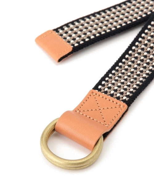 BEAMS BOY(ビームスボーイ)の「GEVAERT / ドット Wリング(ベルト・レディース・ワイン/ネイビー・ONE SIZE)」の10枚目の写真