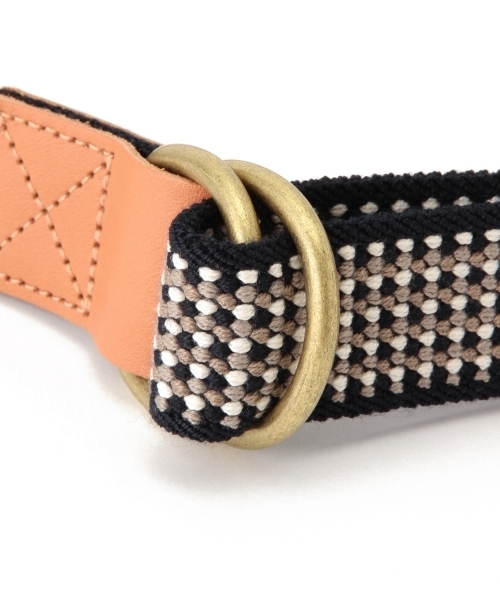 BEAMS BOY(ビームスボーイ)の「GEVAERT / ドット Wリング(ベルト・レディース・ワイン/ネイビー・ONE SIZE)」の11枚目の写真