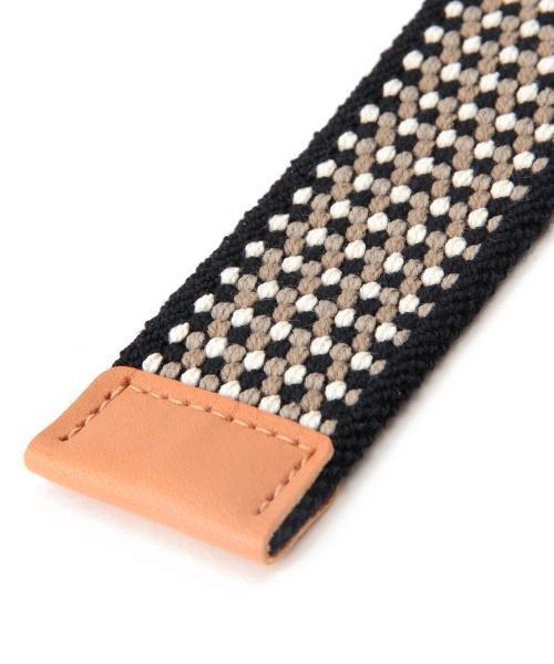 BEAMS BOY(ビームスボーイ)の「GEVAERT / ドット Wリング(ベルト・レディース・ワイン/ネイビー・ONE SIZE)」の18枚目の写真