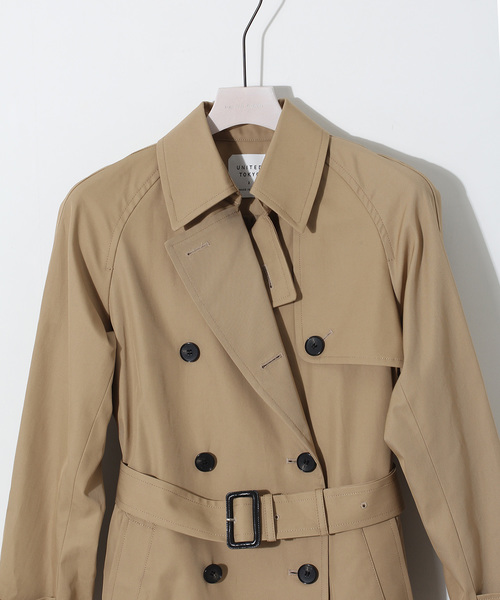 UNITED TOKYO(ユナイテッドトウキョウ)の「トレンチコート(トレンチコート・レディース・ベージュ/ネイビー・2/1)」の6枚目の写真