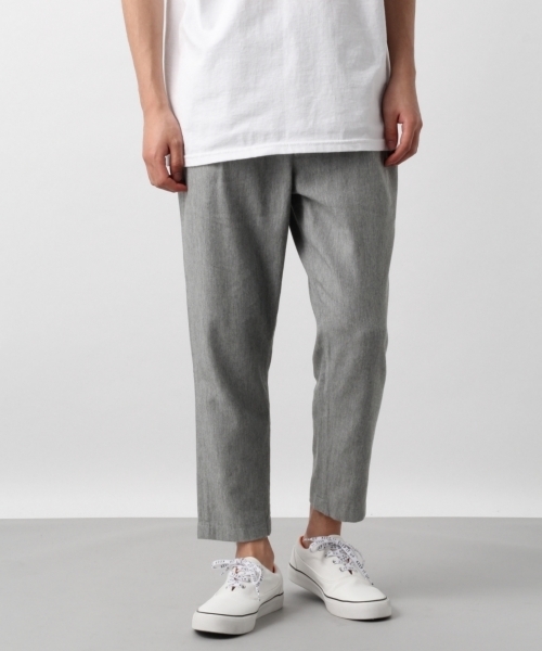 RAGEBLUE(レイジブルー)の「リネンテーパードイージーパンツ/793691(その他パンツ・メンズ・ベージュ/ネイビー/オリーブ/グレー系その他/ブルー/ブラック・SMALL/MEDIUM/LARGE/X-LARGE)」の4枚目の写真