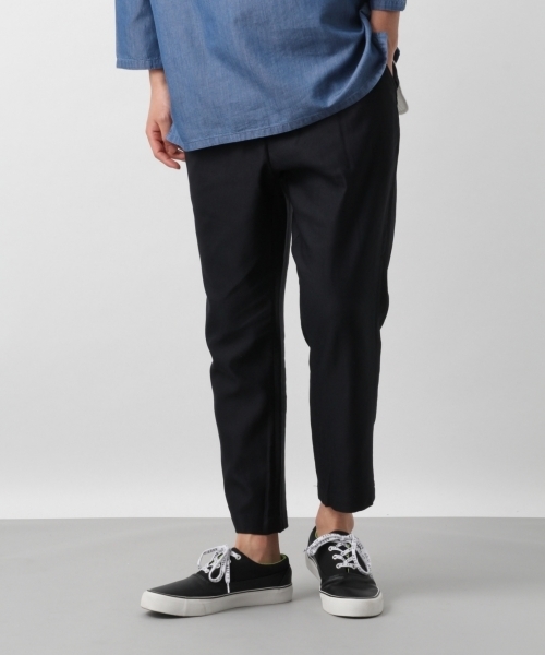 RAGEBLUE(レイジブルー)の「リネンテーパードイージーパンツ/793691(その他パンツ・メンズ・ベージュ/ネイビー/オリーブ/グレー系その他/ブルー/ブラック・SMALL/MEDIUM/LARGE/X-LARGE)」の2枚目の写真