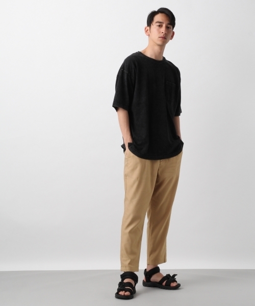 RAGEBLUE(レイジブルー)の「リネンテーパードイージーパンツ/793691(その他パンツ・メンズ・ベージュ/ネイビー/オリーブ/グレー系その他/ブルー/ブラック・SMALL/MEDIUM/LARGE/X-LARGE)」の9枚目の写真