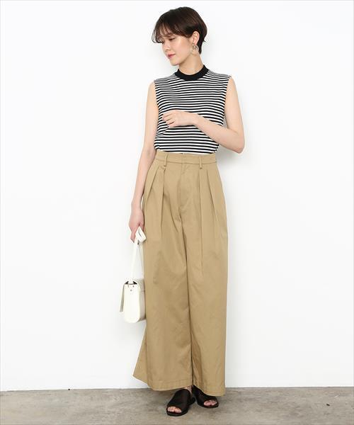 ADAM ET ROPE'(アダムエロペ)の「2タックワイドチノパンツ(その他パンツ・レディース・ベージュ/ホワイト・36/38)」の15枚目の写真