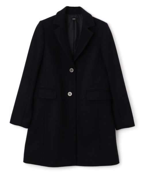 NINE(ナイン)の「ショートチェスターコート(チェスターコート・レディース・ベージュ/ネイビー/ラベンダー・1/0)」の6枚目の写真