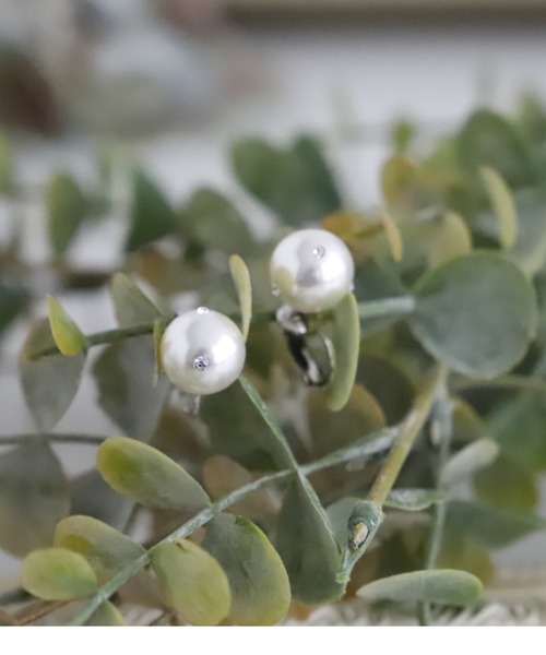 Cupid Heart（キューピッドハート）の「【Cupid Heart】結婚式アクセサリー♪イヤリング付2連パールネックレス（ネックレス・レディース・ベージュ・MEDIUM）」の8枚目の写真