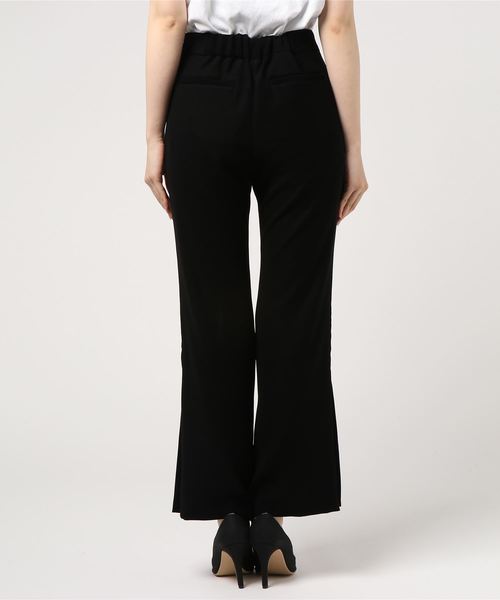 STUDIOUS(ステュディオス)の「【STUDIOUS】ツイルフレアパンツ(その他パンツ・レディース・ブラック・0/1)」の3枚目の写真