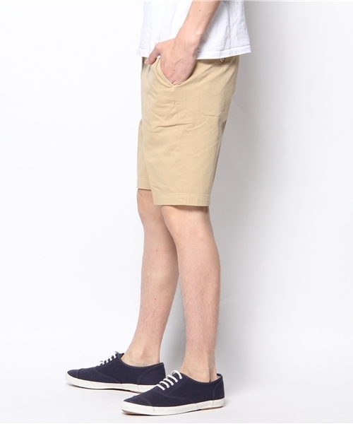 BEAUTY&YOUTH UNITED ARROWS（ビューティーアンドユースユナイテッドアローズ）の「BY ガーメントダイ ツイル ノープリーツ ショートパンツ（FDG）[MMG4]◆（その他パンツ・メンズ・ダークグレー/ナチュラル/ブラウン/レッド/マスタード/ケリー/ネイビー・SMALL/MEDIUM/LARGE/X-LARGE）」の8枚目の写真