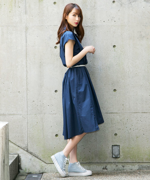 KOBE LETTUCE（コウベレタス）の「ハイカットプラットフォームスニーカー＊レディース/厚底/シューズ[I1609]神戸レタス（スニーカー・レディース・ホワイト/ブラック/ブルー系その他・LL/M/L/S）」の9枚目の写真