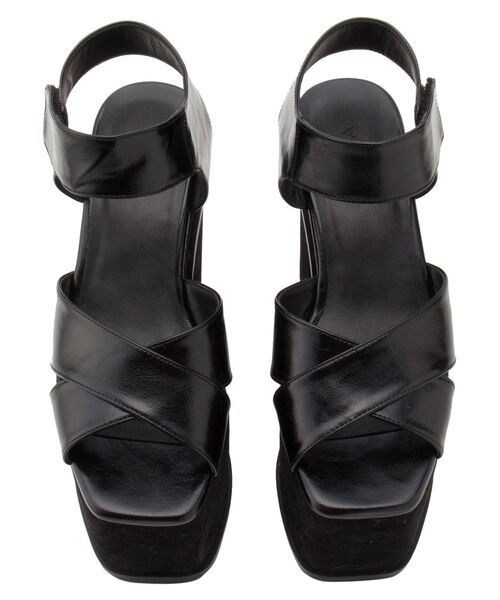 EMODA（エモダ）の「ハイヒールコンビシューズ（サンダル・レディース・ブラック/パープル/ブラウン・SMALL/MEDIUM/LARGE）」の9枚目の写真