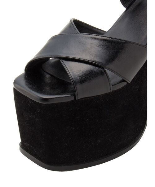 EMODA（エモダ）の「ハイヒールコンビシューズ（サンダル・レディース・ブラック/パープル/ブラウン・SMALL/MEDIUM/LARGE）」の12枚目の写真