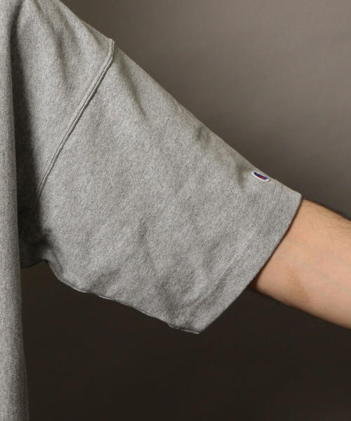 Champion（チャンピオン）の「【別注】 ＜CHAMPION(チャンピオン）＞ REVERSE WEAVE LINE TEE/Tシャツ（Tシャツ/カットソー・メンズ・ネイビー/ブラック/ホワイト/ライトグレー・MEDIUM/X-LARGE/SMALL/LARGE）」の12枚目の写真