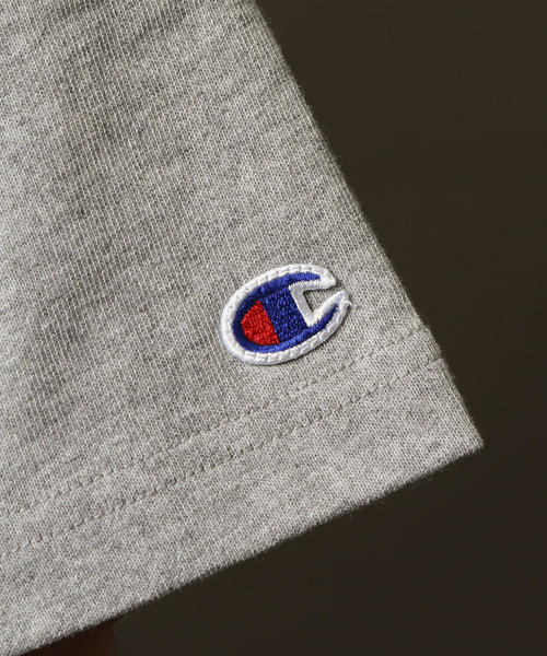 Champion（チャンピオン）の「【別注】 ＜CHAMPION(チャンピオン）＞ REVERSE WEAVE LINE TEE/Tシャツ（Tシャツ/カットソー・メンズ・ネイビー/ブラック/ホワイト/ライトグレー・MEDIUM/X-LARGE/SMALL/LARGE）」の11枚目の写真