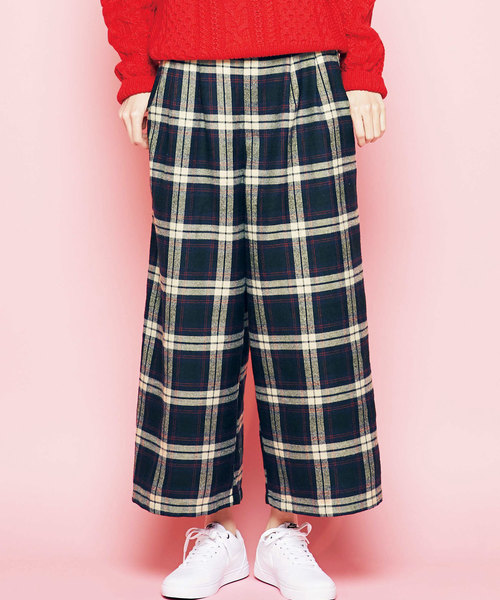 GeeRA(ジーラ)の「ベルト付ウエストフリルワイドパンツ(その他パンツ・レディース・ブラック/ネイビー/キャメル/ブラック系その他/ブラウン系その他/ベージュ系その他/その他2/その他1/ブラウン/その他3/その他4・SMALL/MEDIUM/LARGE/X-LARGE/XX-LARGE)」の6枚目の写真
