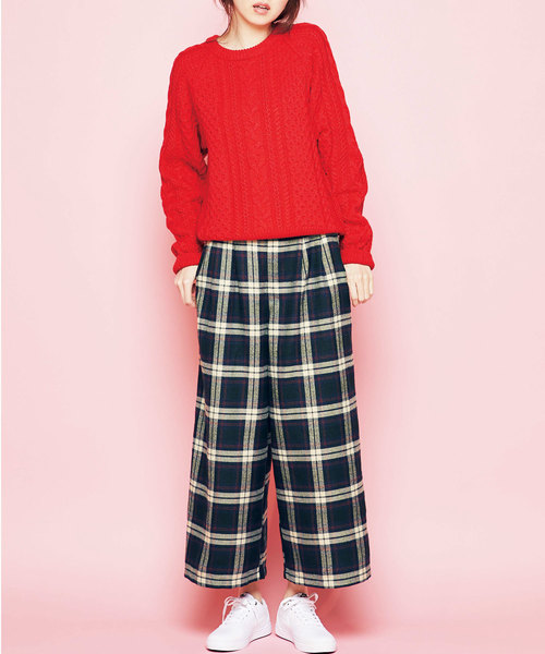 GeeRA(ジーラ)の「ベルト付ウエストフリルワイドパンツ(その他パンツ・レディース・ブラック/ネイビー/キャメル/ブラック系その他/ブラウン系その他/ベージュ系その他/その他2/その他1/ブラウン/その他3/その他4・SMALL/MEDIUM/LARGE/X-LARGE/XX-LARGE)」の17枚目の写真