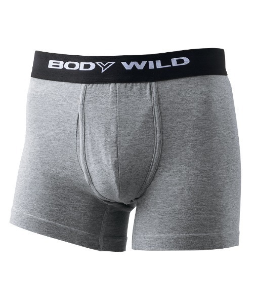 BODY WILD（ボディーワイルド）の「BODY WILD/ボディワイルド　WEB限定 ボクサーパンツ2枚組（ボクサーパンツ・メンズ・ネイビー/ブラック/杢グレー/チャコールグレー/カーキ・SMALL/MEDIUM/LARGE/X-LARGE）」の6枚目の写真