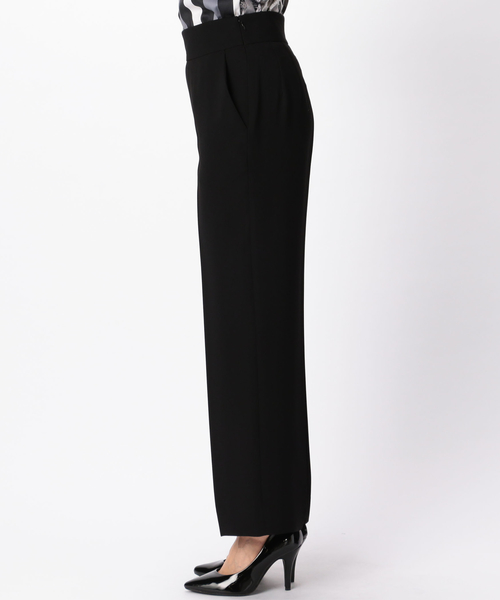 NARACAMICIE（ナラカミーチェ）の「ストレートダブルクロスパンツ（その他パンツ・レディース・ブラック/ネイビー・SMALL/MEDIUM/LARGE）」の4枚目の写真