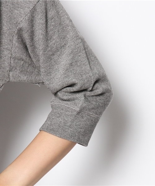 Another Edition（アナザーエディション）の「AE［A］ウラケ  L/SL PO（Tシャツ/カットソー・レディース・オフホワイト/ライトグレー/コバルトブルー・フリー）」の8枚目の写真