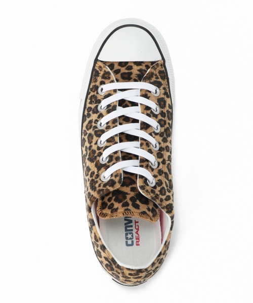 CONVERSE（コンバース）の「【Converse/コンバース】ALL STAR 100 LEOPARD OX：スニーカー（スニーカー・レディース・ブラウン/チャコールグレー・23cm/23.5cm/24cm/24.5cm）」の7枚目の写真
