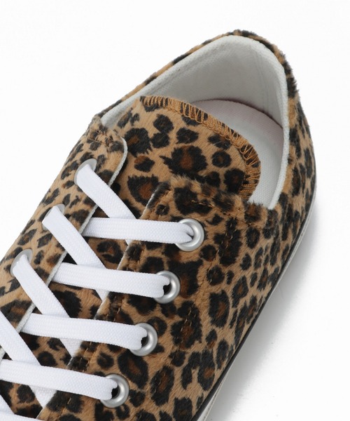 CONVERSE（コンバース）の「【Converse/コンバース】ALL STAR 100 LEOPARD OX：スニーカー（スニーカー・レディース・ブラウン/チャコールグレー・23cm/23.5cm/24cm/24.5cm）」の4枚目の写真