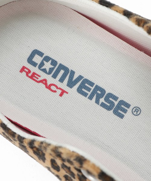 CONVERSE（コンバース）の「【Converse/コンバース】ALL STAR 100 LEOPARD OX：スニーカー（スニーカー・レディース・ブラウン/チャコールグレー・23cm/23.5cm/24cm/24.5cm）」の6枚目の写真