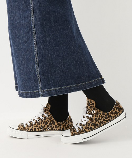 CONVERSE（コンバース）の「【Converse/コンバース】ALL STAR 100 LEOPARD OX：スニーカー（スニーカー・レディース・ブラウン/チャコールグレー・23cm/23.5cm/24cm/24.5cm）」の8枚目の写真