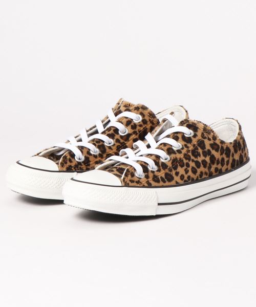 CONVERSE（コンバース）の「【Converse/コンバース】ALL STAR 100 LEOPARD OX：スニーカー（スニーカー・レディース・ブラウン/チャコールグレー・23cm/23.5cm/24cm/24.5cm）」の2枚目の写真