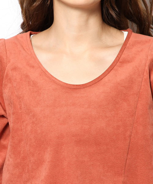 Language（ランゲージ）の「リバレックス プルオーバー（Tシャツ/カットソー・レディース・ベージュ系/オレンジ系/ブラック系・38）」の6枚目の写真